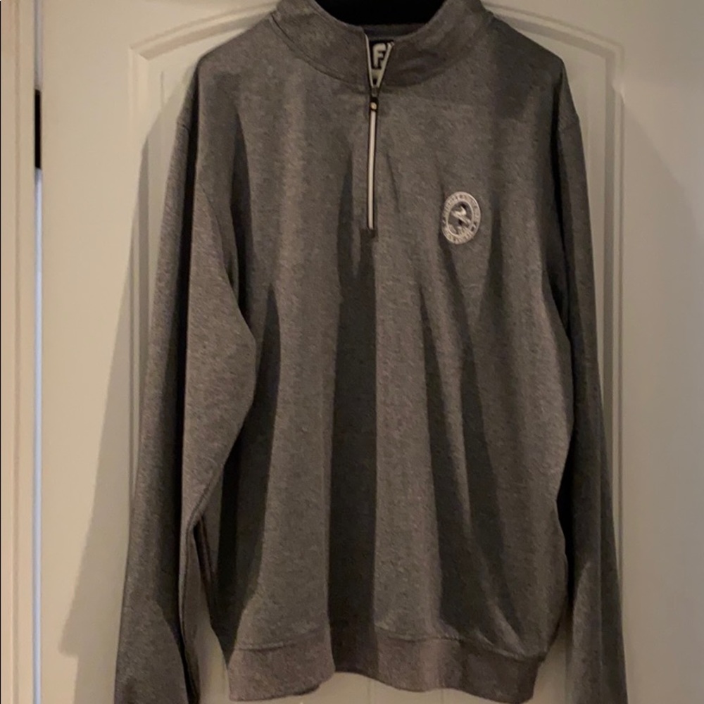 FootJoy Gray Mid Weight Pullover